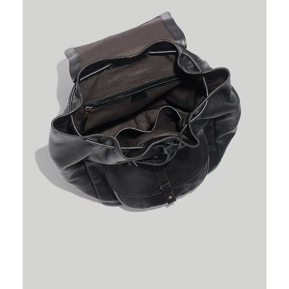 Madewell The Transport Rucksack Black Purse Backpack - Picture 2 of 9